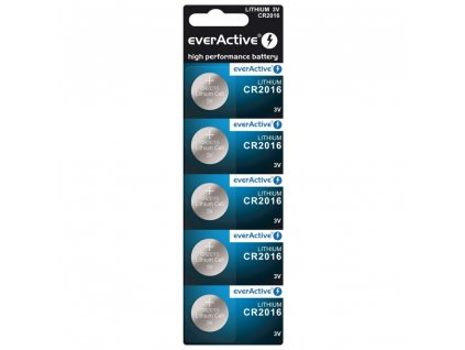 Bateria everActive litowa CR2016 blister 5szt.