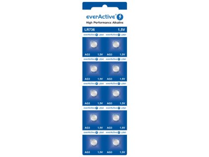 Bateria everActive Alkaline G3 LR736 blister 10szt.