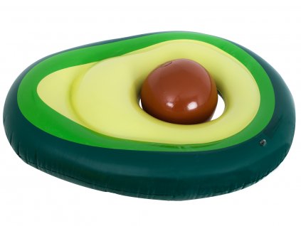Nafukovací plavecká matrace s avokádovým míčem se semínky 150 cm XL