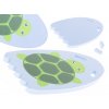 Tabule s pokyny k plavání pro želvu v bazénu