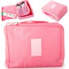 Cestovní kosmetická taška cestovní organizér kabelka růžová