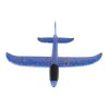 Plachtařské letadlo polystyren 34x33cm modrá