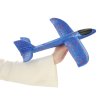 Plachtařské letadlo polystyren 34x33cm modrá