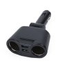Rozbočovač pro autozapalovač 2x USB, 12-24V, Voltmetr