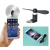 Černý ventilátor micro USB