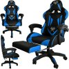 Herní židle - černo-modrá MALATEC