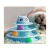 Cat toy interactive tower 3 balls