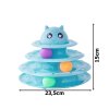 Cat toy interactive tower 3 balls
