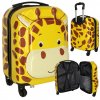 Dětský cestovní kufr na kolečkách žirafa