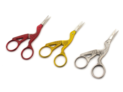 Nůžky vyšívací čáp 10,5cm