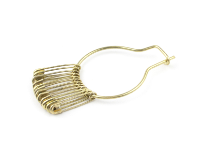 Špendlíky spínací délka 19 mm vel. 3/0 goldin