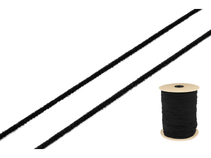 Pruženka kulatá na roušky Ø2 mm