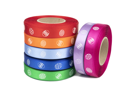 Stuha atlasová oboulicí šíře 15 mm vajíčko