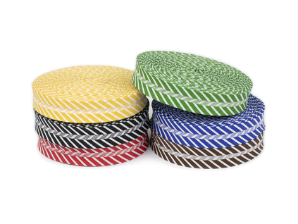 Proužek šikmý bavlněný  - proužky