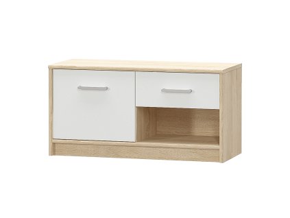 Komoda 1D1S TEYO (barva bílá)