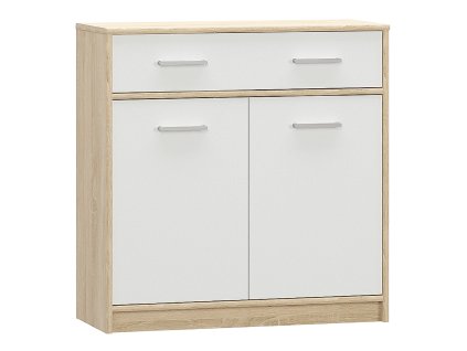 Komoda 2D1S TEYO (barva bílá)