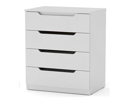 Toaletka / komoda se zrcadlem MARZOLA bílá