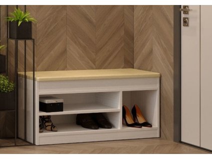 Botník se sedákem CIAO bílý | VÝPRODEJ