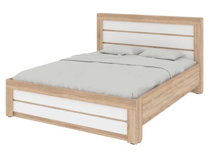 42514 7 postel 160 x 200 cm new system dub sonoma bila