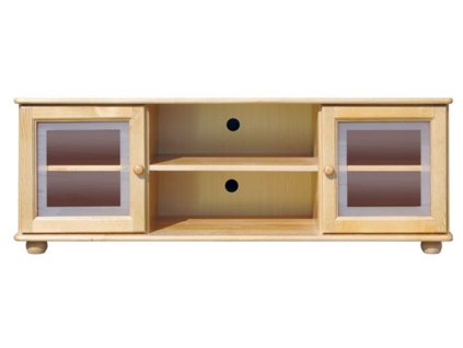 TV stolek 108 Klasik masiv borovice (Barva surové dřevo, Šířka 136 cm)