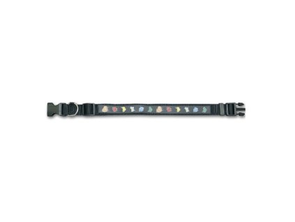 Obojek Ethnic černý S, 2x35-50cm