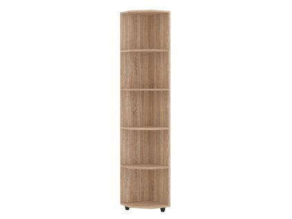 Regál KONZOLE 35 policový rohový (Barva antracit)