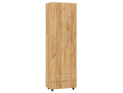 Skříň SH-02 věšáková se zásuvkami (Barva antracit)