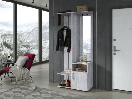 Předsíňová stěna FREGAT (Barva antracit)