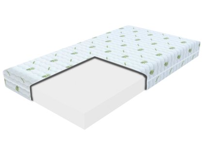Pěnová matrace 180x200| Výška 8 cm SLEVADOMA ALOE VERA