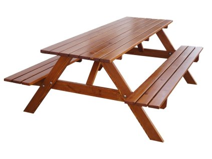 18195 piknik zahradni set dreveny 160 cm lakovany