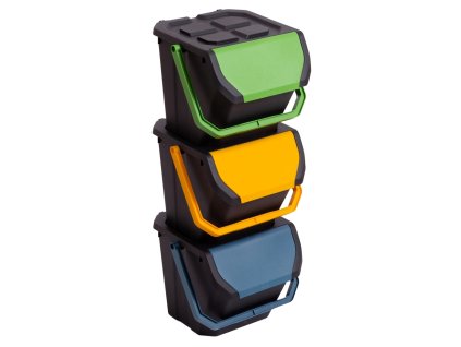 21417 set 3 odpadkovych kosu frida na trideny odpad 3x 25 l