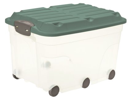 19761 ulozny box roller 57l zelena