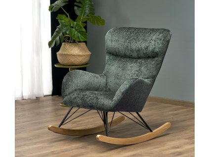 28626 2 houpaci kreslo daniel zelene