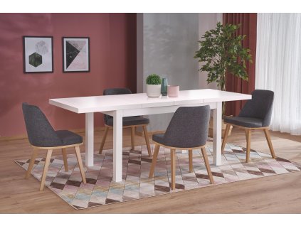 33069 jidelni stul rozkladaci gaston ii 140 220 cm bily