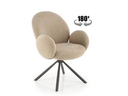 37134 jidelni zidle otocna vmk498 cappuccino