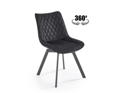 37170 jidelni zidle otocna vmk520 cerna