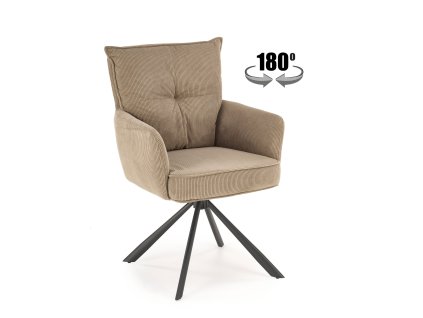 37185 jidelni zidle otocna vmk528 cappuccino