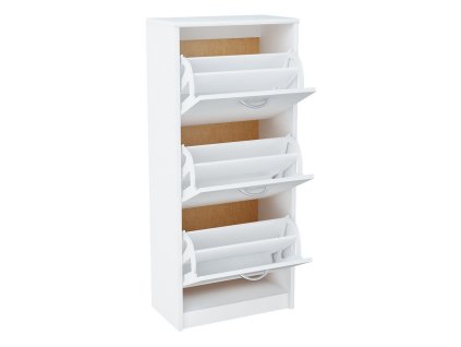 Výklopný botník LEXO 3K bílý