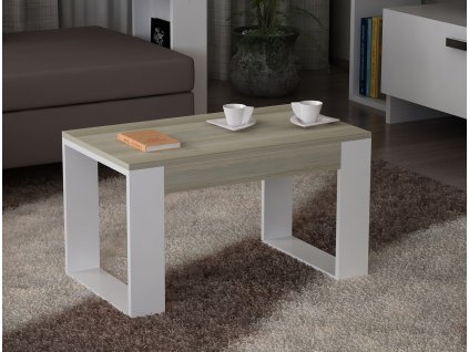 Konferenční stolek BRITOS bílý / cordoba