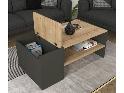 Konferenční stolek BONO sapphire / antracit