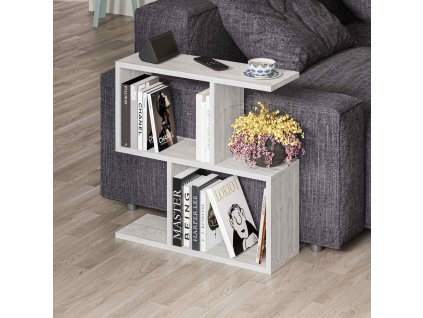 Konferenční / odkládací stolek KIRAN antická bílý