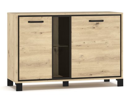Komoda 2D DOSTIN dub artisan / wenge