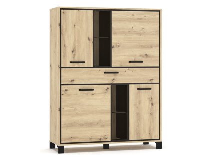 Komoda 4D1S DOSTIN dub artisan / wenge