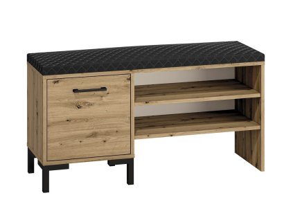 Botník se sedákem a policemi FERID dub artisan