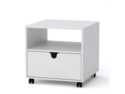 Konferenční stolek / Noční stolek MG-7 | BÍLÝ (Barva bílá)
