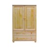 Skříň 72 Klasik (Barva surové dřevo, Šířka 80 cm)