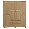 Šatní skříň 76 Klasik (Barva surové dřevo, Šířka 180 cm)