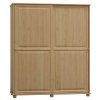 Šatní skříň 82 Klasik (Barva surové dřevo, Šířka 80 cm)