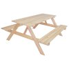 21042 piknik zahradni set dreveny se sklopnymi lavickami 180 cm prirodni