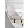 28209 8 jidelni stul kulaty erion 90 cm mramor cerny